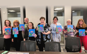 Inclusion Committee's painting class