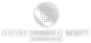 MUS Law - Metallic logo